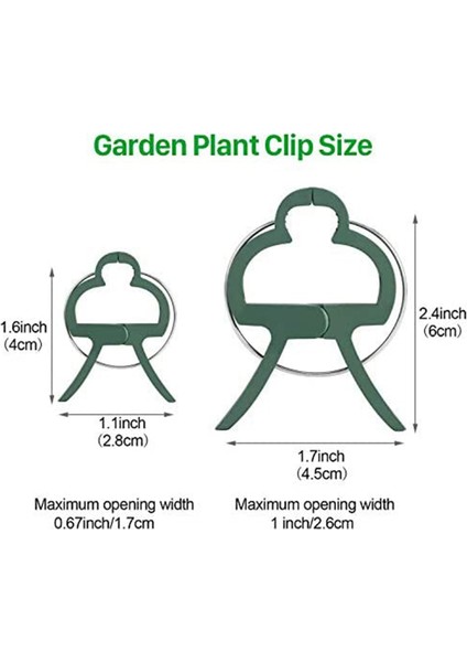 Silhouette Bahçecilik Için Bitki Desteği Klipsli Bağlar Bambu Kazıklı Domates Kafesi Kafesli Nazik Bitki ve Çiçek Kelepçeleri (Yurt Dışından) fırsatları