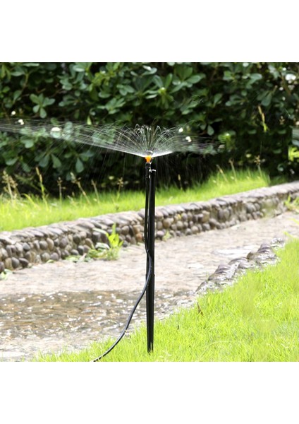 Silhouette Yeraltı Direği 50 cm 360 Döner Yağmurlama Damlatıcı Saksı Bitki Sulama Bahçe Çim Mikro Damla Bağlantısı (Yurt Dışından) indirimleri
