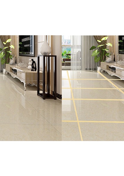 Silhouette 3pcs 50M Altın Kendinden Yapışkanlı Kiremit Etiket Duvar Sticker Ev Dekorasyon Çıkartması (0.5cm Altın) (Yurt Dışından) indirimleri