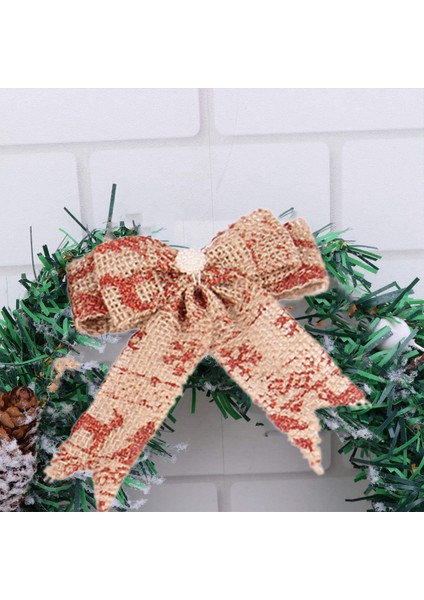Silhouette 10 Adet Rustik Çuval Bezi Ilmek Şapka Düğünparti Dekorasyon Noel Ağacı Toppersaskılı Dıy Zanaat Aksesuarları (Yurt Dışından) fırsatları