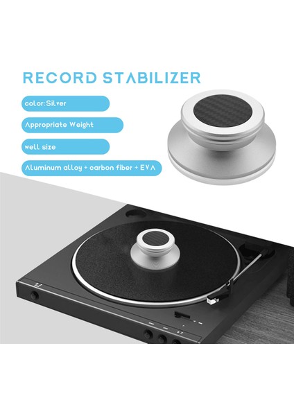 Hifi Vinil Lp Disk Kayıt Oynatıcı Profili Için Yumuşak Koruyucu Pedli Kayıt Ağırlığı Sabitleyici (Gümüş) (Yurt Dışından) fırsatları