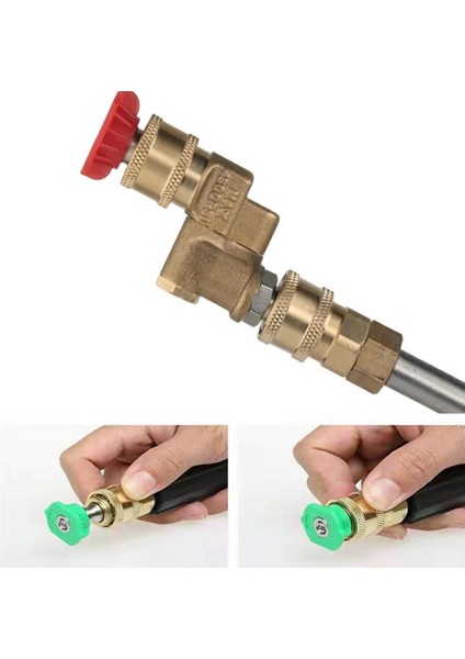 Silhouette Basınçlı Yıkama Püskürtme Memesi Ipuçları, 14 Inç Hızlı Döner Bağlayıcı Konektörü Çoklu Derece Araba Temizleyici (Yurt Dışından) modelleri