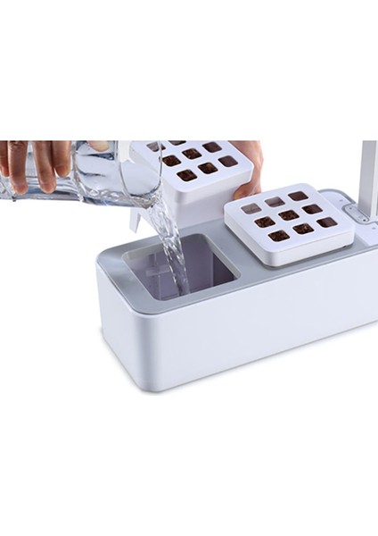 Silhouette Topraksız Sistem Kutusu Akıllı Tam Spektrum Büyümek LED Işık Topraksız Yetiştirme Bahçe Ekici Büyüme Lambası -Ab Tak (Yurt Dışından) modelleri