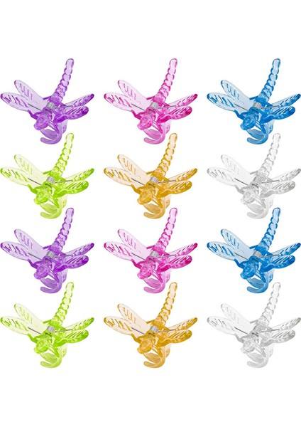 Silhouette 60 Adet Yusufçuk Orkide Klipleri Sarmaşıklar Klipler Renkli Bahçe Bitkisi Klipleri Destekleyici Orkide Çiçek Askılığı Bahçe Domates (Yurt Dışından)