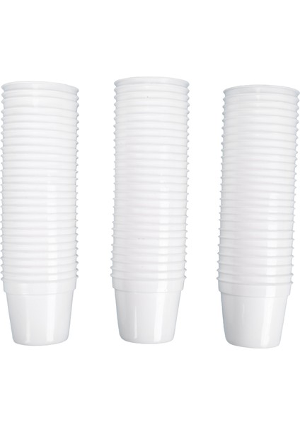 Silhouette 80 Parça Beyaz Plastik Çiçekler Bitkiler Fideler Fidanlık Saksıları Bahçe Aletleri 6.5x5.5 cm Saksı (Yurt Dışından)