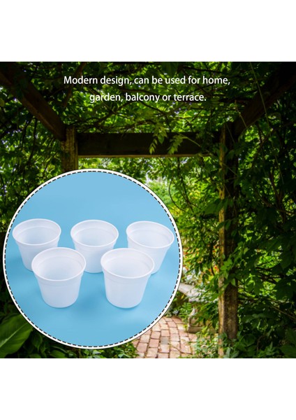 Silhouette 80 Parça Beyaz Plastik Çiçekler Bitkiler Fideler Fidanlık Saksıları Bahçe Aletleri 6.5x5.5 cm Saksı (Yurt Dışından) fırsatları