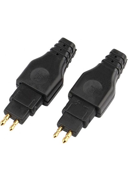2 Adet Mini Kulaklık Kablosu Pin Ses Kulaklık Jakı Fiş Konnektörü Sennheiser HD650 HD600 HD580 HD25 Siyah (Yurt Dışından) modelleri