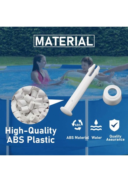 Silhouette Plastik Yüzme Havuzu Bağlantı Pimi Contası (5,5 Cm) Yer Üstü Metal Çerçeve Yüzme Havuzu Bağlantısı Için Uygun-12 Adet (Yurt Dışından) fiyatları