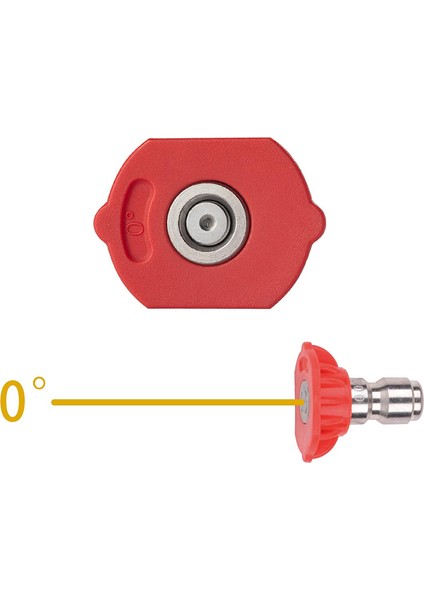 Silhouette -1022 0 Derece Püskürtme Başlığı, 14 Inç Hızlı Bağlantı Bağlantısı, 4,0 Delik ve Basınçlı Yıkama Makinesi, 6200 Psı Değerinde (Yurt Dışından) fırsatları