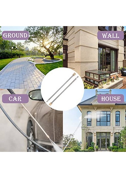 Silhouette Güç Yıkama Uzatma Çubuğu 14 Inç Hızlı Bağlantı 2'li Paket ile 17 Inç Paslanmaz Çelik Basınçlı Yıkama Makinesi (Yurt Dışından) fırsatları