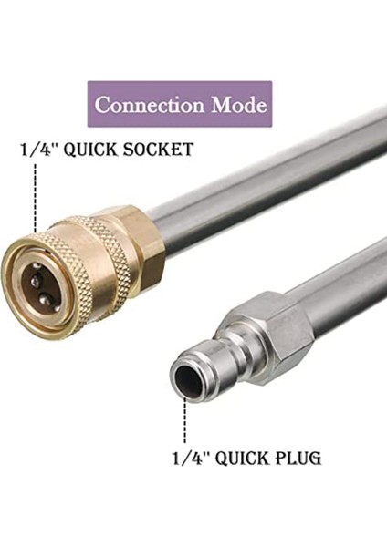 Silhouette Güç Yıkama Uzatma Çubuğu 14 Inç Hızlı Bağlantı 2'li Paket ile 17 Inç Paslanmaz Çelik Basınçlı Yıkama Makinesi (Yurt Dışından) indirimleri