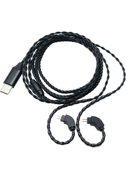 24BIT Saf Bakır Hıfı Yükseltme Kablosu Tip-C Fiş Konnektörü, Cep Telefonu Için Hifi Kulaklık Yükseltme Kablosu, Mmcx Bağlantı Noktası (Yurt Dışından)