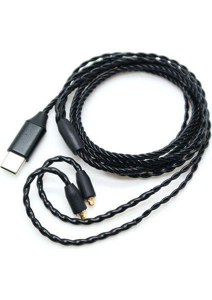 24BIT Saf Bakır Hıfı Yükseltme Kablosu Tip-C Fiş Konnektörü, Cep Telefonu Için Hifi Kulaklık Yükseltme Kablosu, Mmcx Bağlantı Noktası (Yurt Dışından)