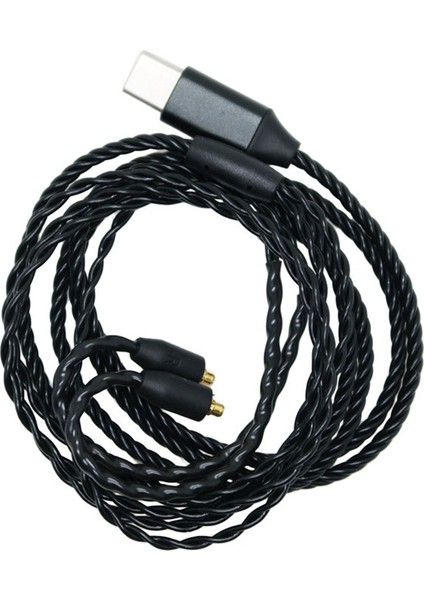 24BIT Saf Bakır Hıfı Yükseltme Kablosu Tip-C Fiş Konnektörü, Cep Telefonu Için Hifi Kulaklık Yükseltme Kablosu, Mmcx Bağlantı Noktası (Yurt Dışından)