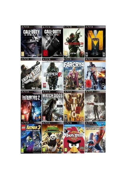 Ps3 500 GB Süper Slin 40 Adet Dijital Oyun (Yenilenmiş Ps3) modelleri