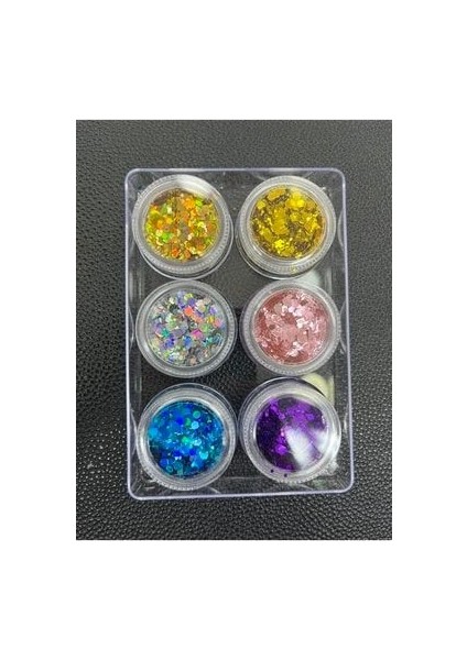 6’lı Tırnak Süsleme Nail Art Pul Seti