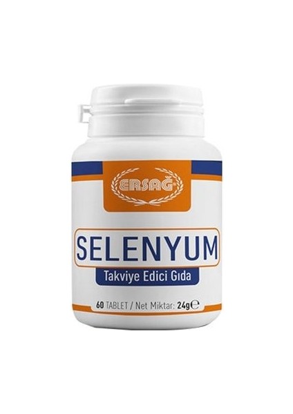 Selenyum Takviye Edici Gıda 60 Tablet