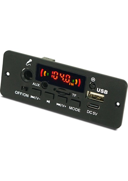 Bluetooth Uyumlu Ses Şifre Çözücü Kartı Amplifikatör JQ-D129BT-A 2X5W Müzik Çalar Aksesuarı Mp3 Wma Wav Flac Kayıpsız (Yurt Dışından)