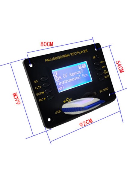 Kablosuz Bluetooth Ses Kod Çözücü LCD Ekran Dts Kayıpsız Bluetooth Modülü Hd Video Ape/wav/mp3 Ses Kod Çözme Kartı (Yurt Dışından) fiyatları