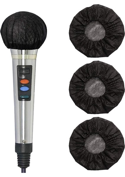 100 Adet Tek Kullanımlık Mikrofon Kapağı El Mikrofonu Koruyucu Kapak Müzik Mikrofonu Kapağı Ktv Karaoke , Vb (Yurt Dışından)