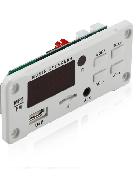 50W Bluetooth V5.0 Mp3 Kod Çözme Kurulu 5V-12V Bluetooth Uyumlu 5.0 Araç Fm Radyo Modülü USB Aux Wma Oynatıcı Dekoder (Yurt Dışından)