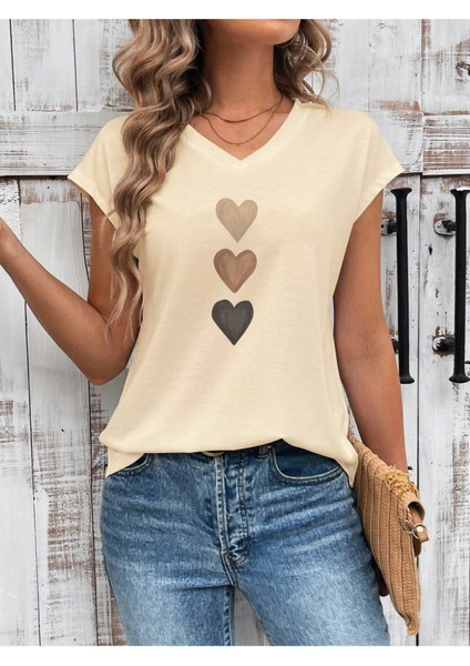 Kadın Extra Fun Baskılı Oversize T-Shirt fiyatları