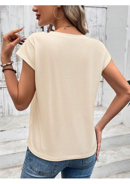 Kadın Extra Fun Baskılı Oversize T-Shirt modelleri
