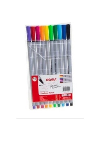 Iğne Ince Uçlu Keçeli Kalem 10'lu