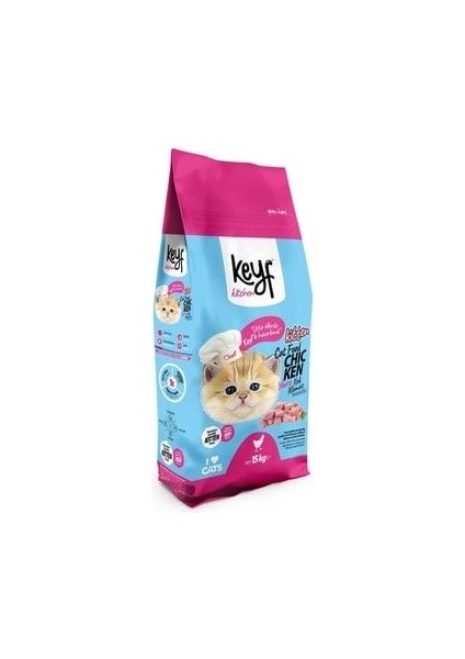 Kıtten Tavuklu Yavru Kedi Maması 15 kg