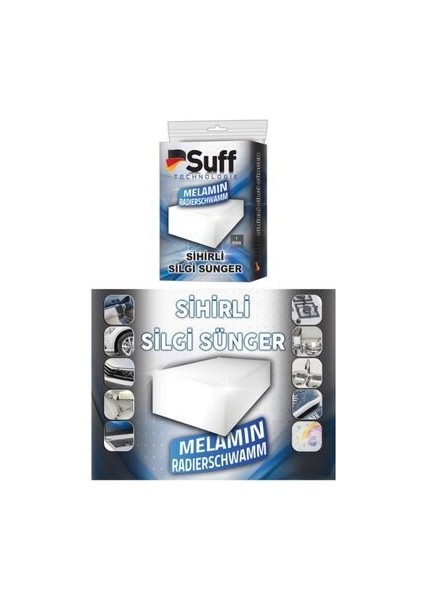 Suff Orijinal Sihirli Silgi Sünger Beyaz 2 Adet