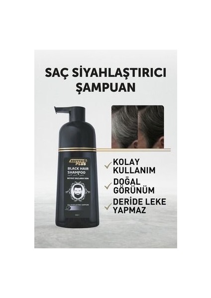 Black Hair Şampuan 350 ml 2 Adet