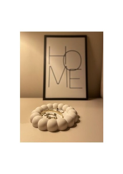 Dekoratif Bubble Organizer Takı,mum ve Saksı Altlığı Organizer Sehpa Düzenleyici