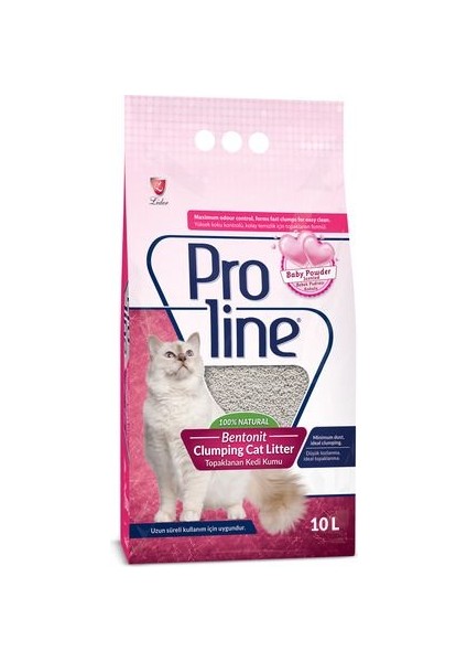 Topaklanan Kedi Kumu Baby Pudra Kokulu 10 Lt