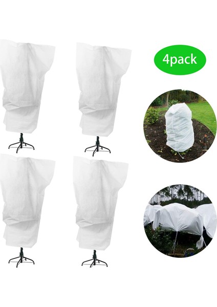 Silhouette Paket Kış Ipli Bitki Kapakları Sıcak Örtüsü Çanta Don Kumaş Battaniye Koruyucu Meyve Ağacı (Yurt Dışından) fiyatları