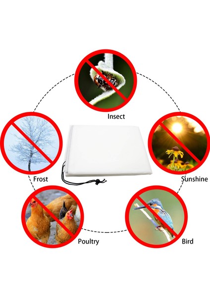 Silhouette Paket Kış Ipli Bitki Kapakları Sıcak Örtüsü Çanta Don Kumaş Battaniye Koruyucu Meyve Ağacı (Yurt Dışından) indirimleri