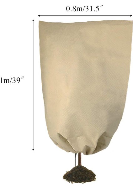 Silhouette 3 Adet Kış Kılıfı Çanta Sıcak Bez Bahçe Kumaş Meyve Ağacı Saksı Bitkileri Koruma (Yurt Dışından) fiyatları