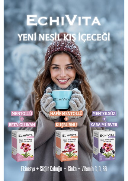 Ekinezya Kuşburnu Kış İçeceği