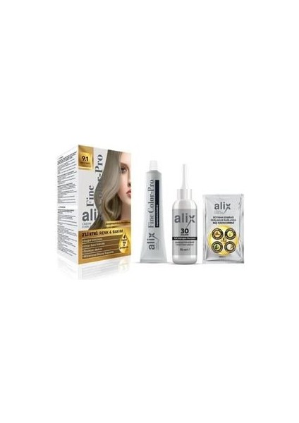 Kit Saç Boyası 9.1 Küllü Sarı Saç Boyası 50 ml 8690605070373