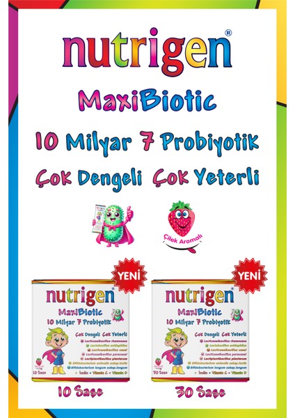 Maxibiotic Probiyotik 30 Saşe