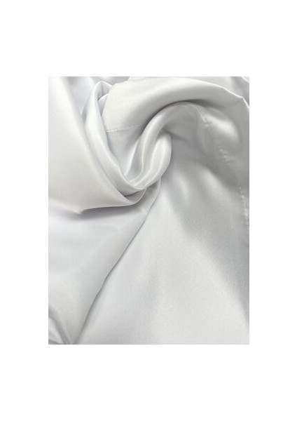 Saten Güneşlik Perde Beyaz Güneşlik