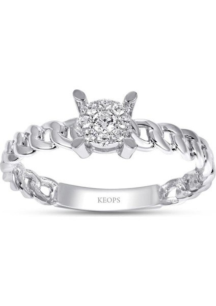 0.08 Karat Gurmet Pırlanta Yüzük