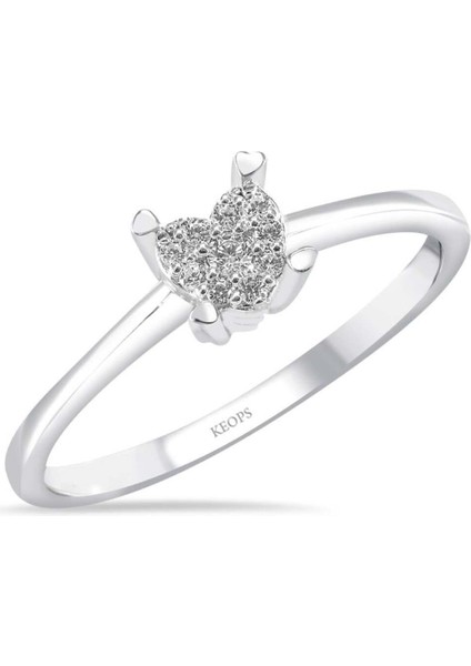 Efekli Pırlanta Kalp Yüzük fiyatları