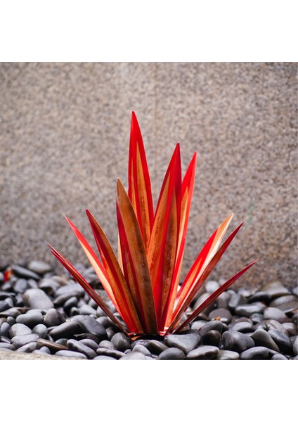 Silhouette Büyük Tekila Rustik Heykel, Açık Veranda Yard Için Rustik Metal Agave Bitkiler, Ev Dekor El Boyalı Metal Agav, G (Yurt Dışından) fırsatları