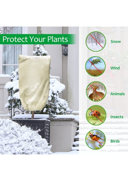 Silhouette Donmaya Karşı Korumalı Bitki Örtüleri, Kış Için 3 Paket 31.5X47.3 Inç Bitki Örtüleri, Dış Mekan Bitkileri Için Don Battaniyeleri (Yurt Dışından) fiyatları