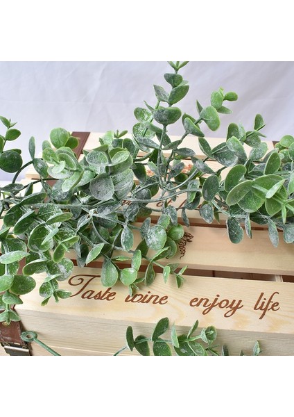Silhouette Plastik Yapraklar Rattan Yapay Asma Sahte Okaliptüs Yaprakları Ivy Ev Bahçe Düğün Dekorasyon Için Asılı Bitkiler (Yurt Dışından)
