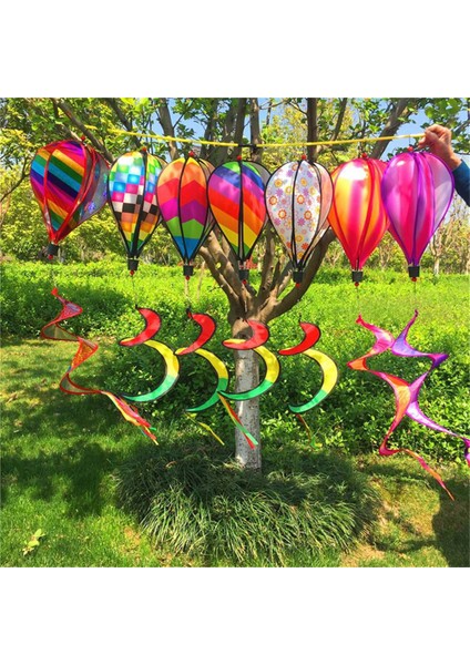 Silhouette Bahçe Bahar Sıcak Hava Balonu Kolye Dönen Fırıldak Asılı Dekorasyon C (Yurt Dışından) fırsatları