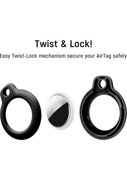 Silhouette Airtags Kılıfı Için Koruyucu Kapak Aksesuarı ile Uyumlu 4'lü Paket Silikon Kılıf, Hava Etiketi Anahtarlık (Yurt Dışından) fiyatları