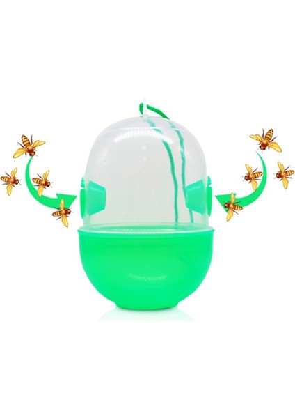 Silhouette Eşekarısı Tuzağı Öldürmek Haşere Böcek Meyve Sineği Reddetmek Hornet Catcher Asılı Bahçe Aracı Öldürme Arı (Yurt Dışından)