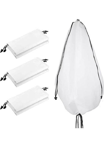 Silhouette Adet Bitki Donma Koruması Yeniden Kullanılabilir Bitki Donma Koruma Kapakları Ipli Su Geçirmez Bitki Battaniyesi (Yurt Dışından)