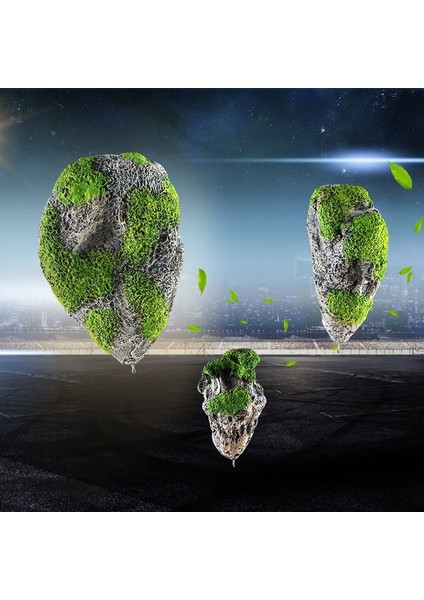 Silhouette S Yüzen Kaya Asma Yapay Taş Akvaryum Dekor Balık Tankı Dekorasyon Yüzen Ponza Uçan Kaya Süsleme (Yurt Dışından) fırsatları